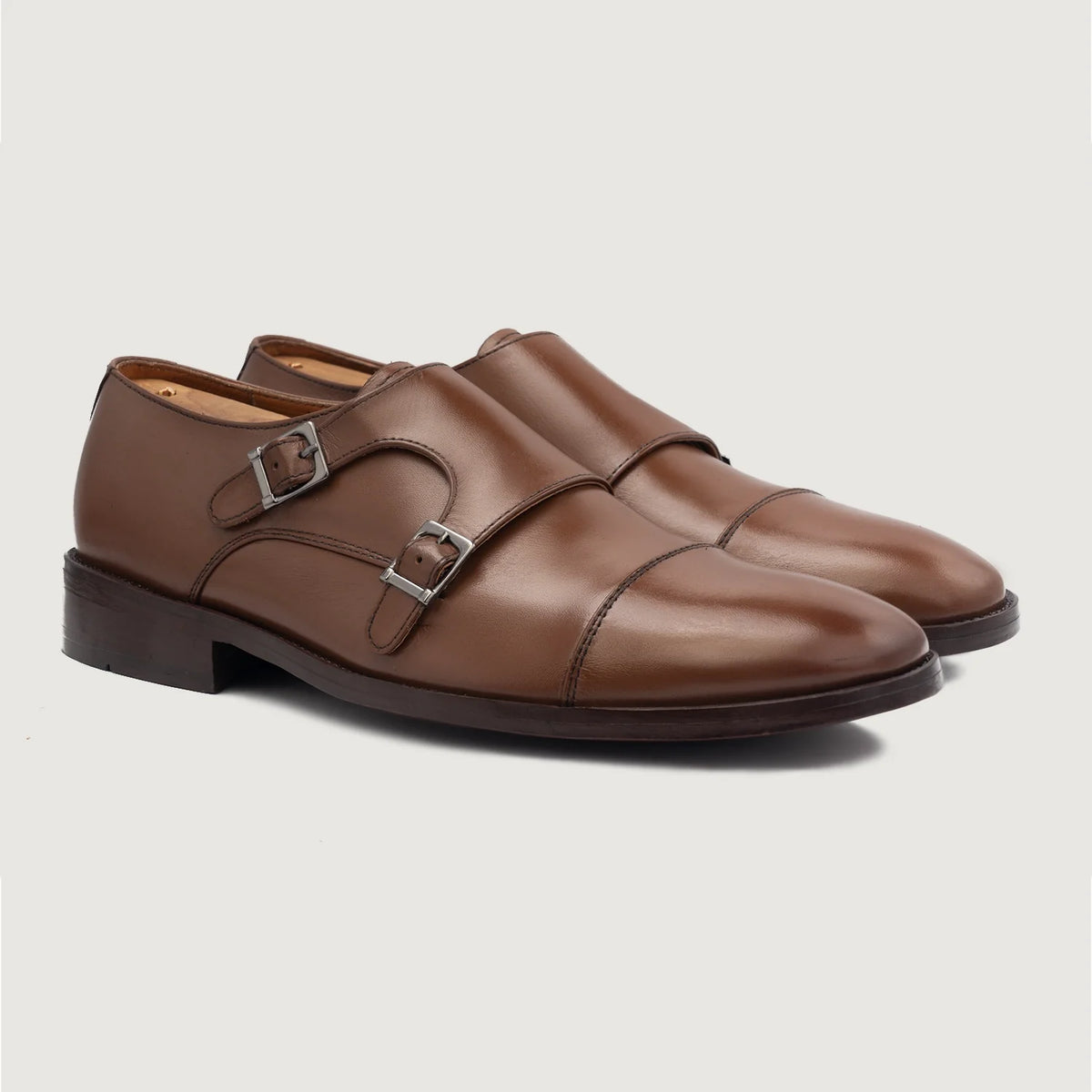 Boston Шкіряне взуття Коричневий Шкіряне взуття For Men in Brown Full-Grain Leather - Вигляд збоку | Купити в офіційному онлайн-магазині