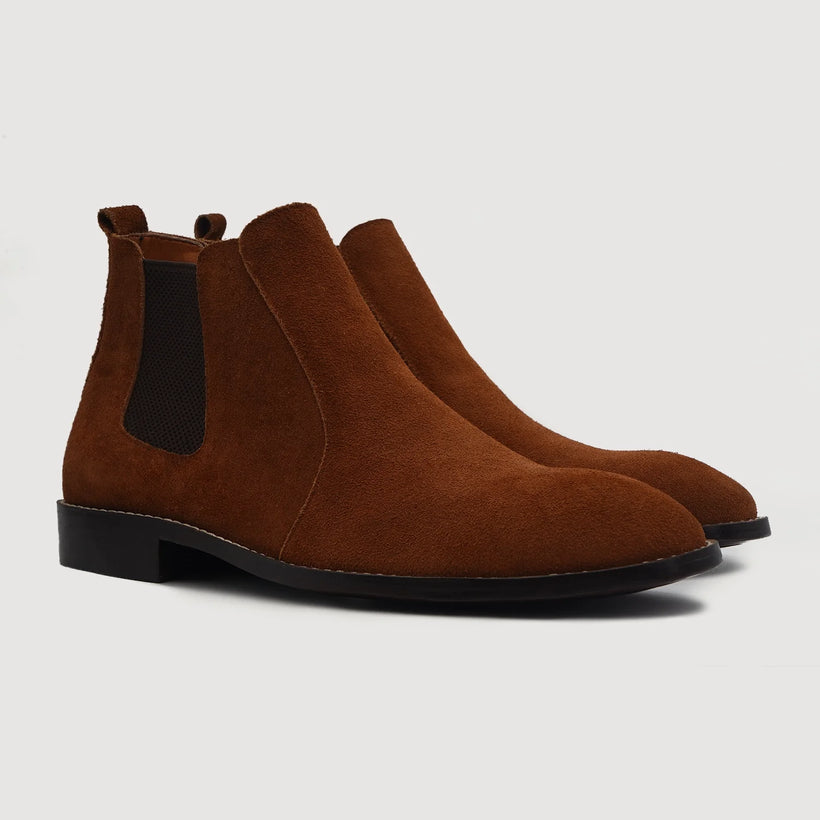 Clarkson Chelsea Коричнева Suede Leather Boots чоловіча