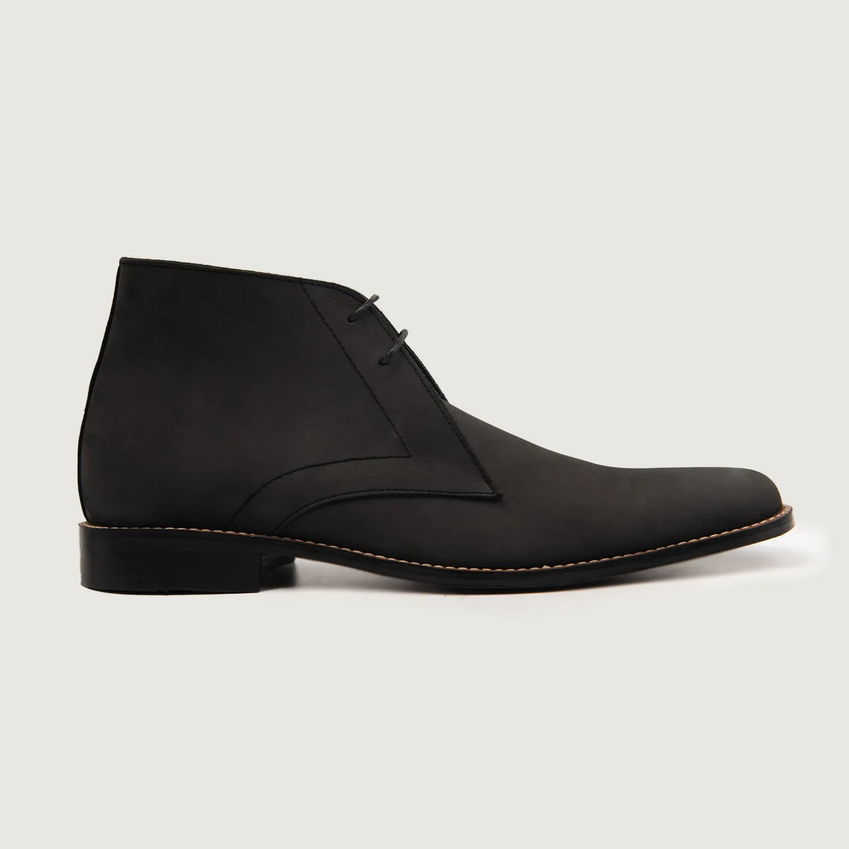 Black Full-Grain leather Boots - Рантова конструкція Goodyear Welt та носок взуття