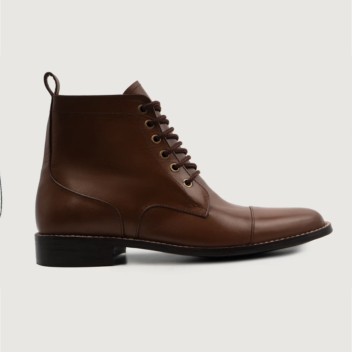 Brown Full-Grain leather Boots - Рантова конструкція Goodyear Welt та носок взуття