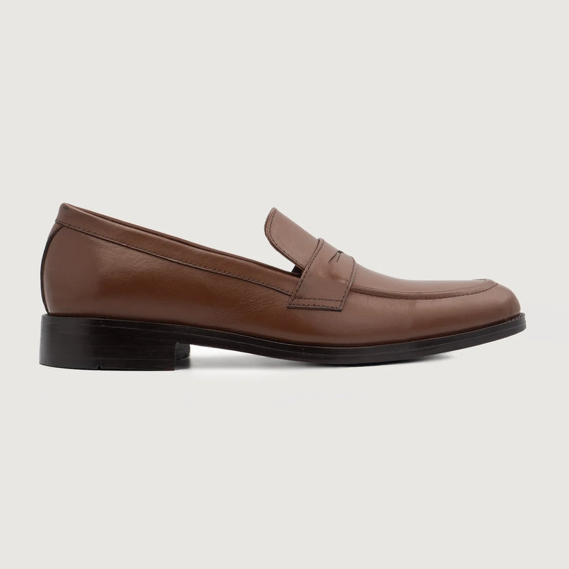 Baxton Коричнева Leather Loafers чоловіча