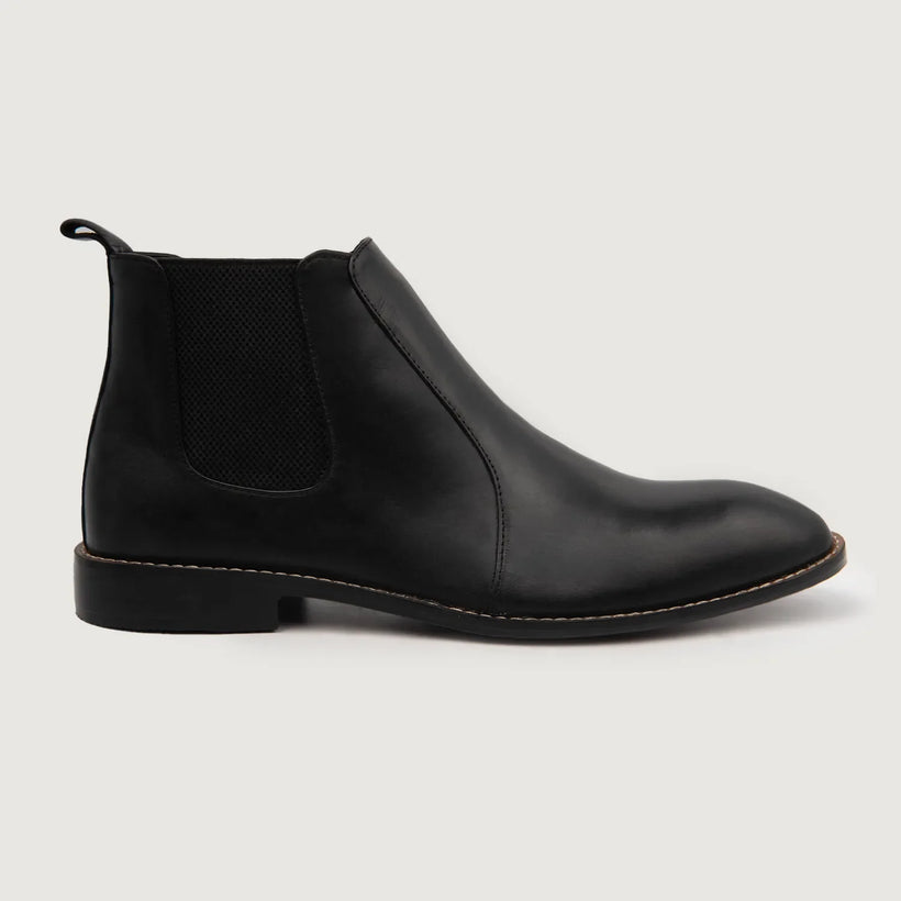 Clarkson Chelsea Чорна Leather Boots чоловіча
