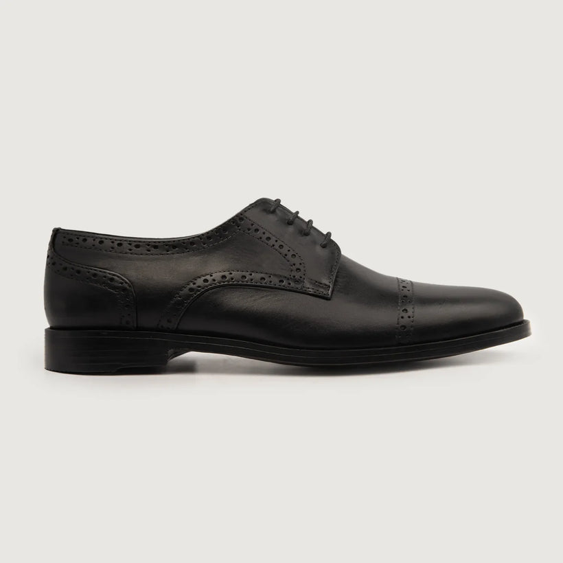 Dirk Brogues Derby Чорна Leather Shoes чоловіча