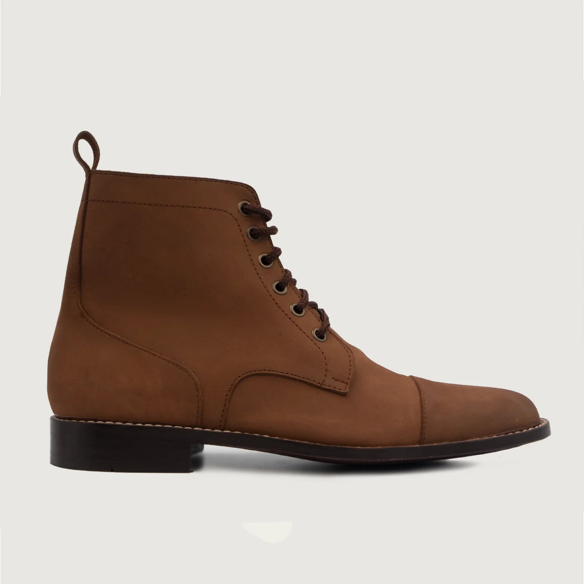 Brown Full-Grain leather Boots - Рантова конструкція Goodyear Welt та носок взуття