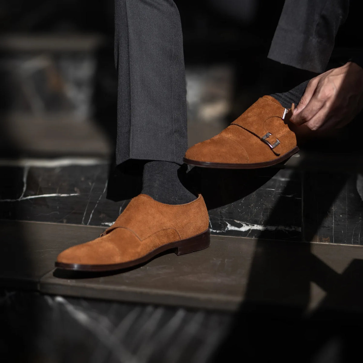 Orlaven Boston Шкіряне взуття Коричневий Suede Шкіряне взуття footwear image 10
