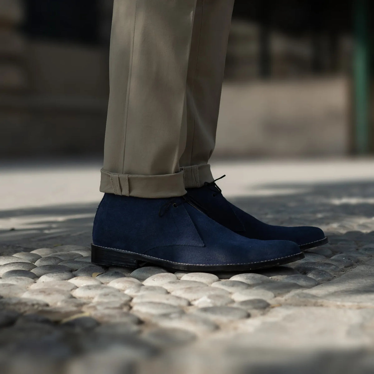 Orlaven Corry Chukka Midnight Синій Suede Шкіряні черевики для Чоловіків footwear image 9