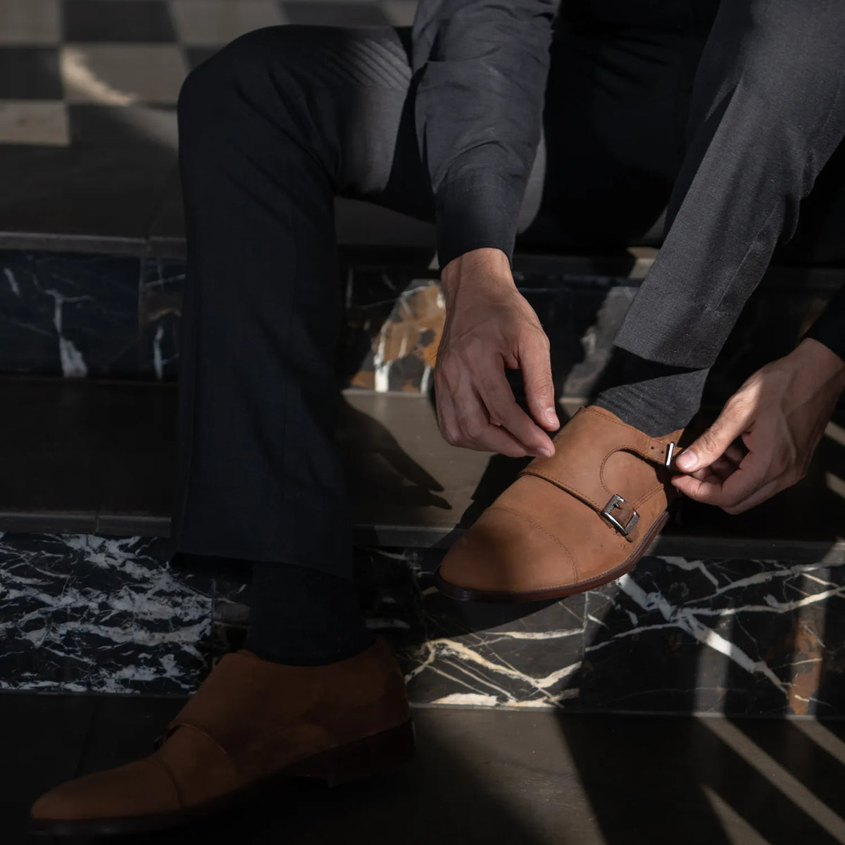 Orlaven Boston Шкіряне взуття Oil Pull-up Коричневий Шкіряне взуття footwear image 9