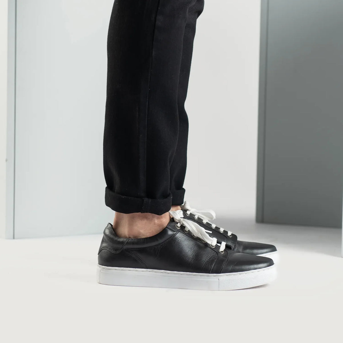 Orlaven Carter Runn Чорний Шкіряні кеди для Чоловіків footwear image 9