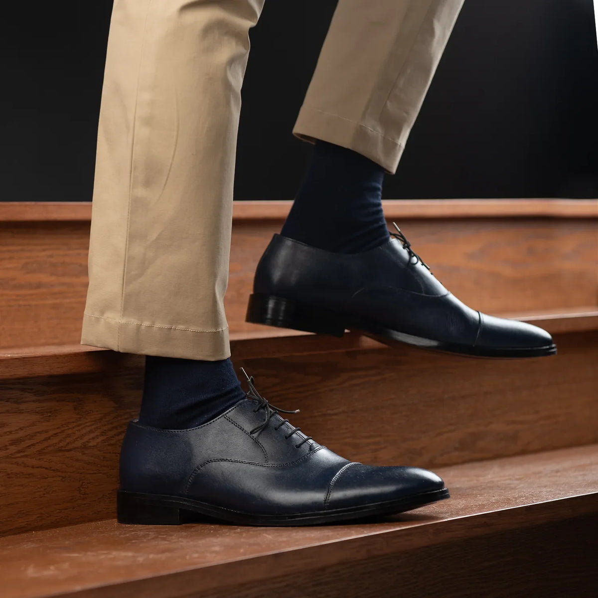 Orlaven Professor Oxford Midnight Синій Шкіряне взуття для Чоловіків footwear image 9