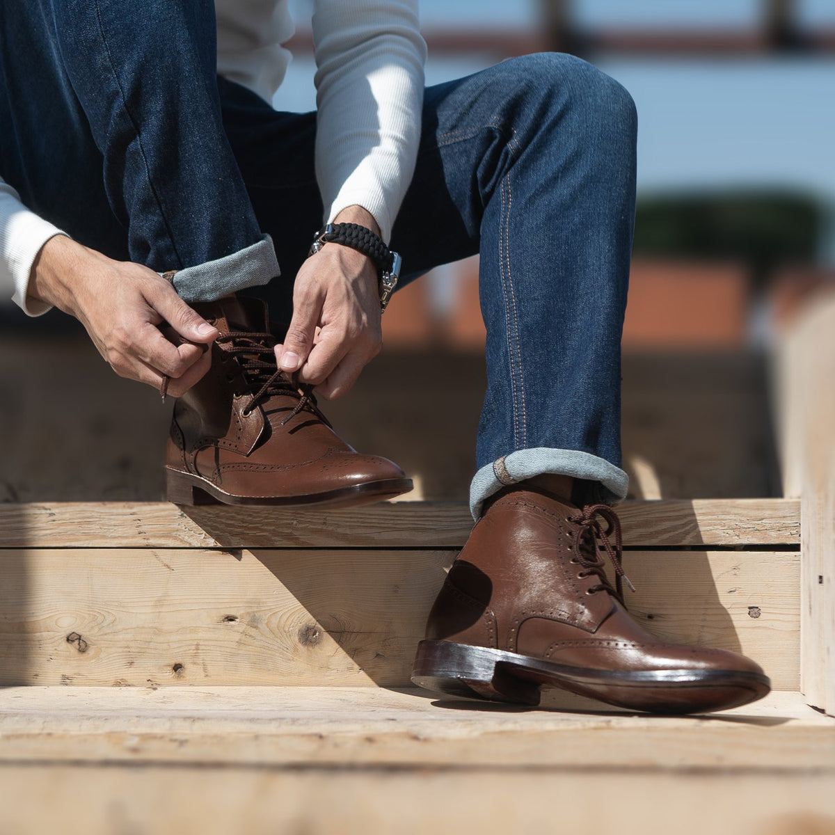 Orlaven Duster Brogues Derby Коричневий Шкіряні черевики для Чоловіків footwear image 9
