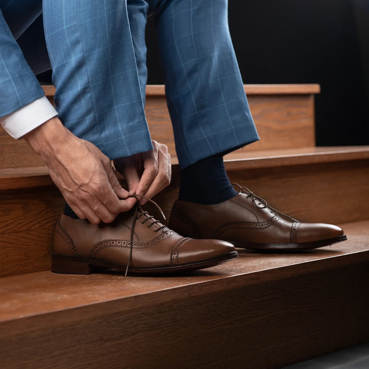 Orlaven Greyson Brogues Oxford Коричневий Шкіряне взуття для Чоловіків footwear image 10