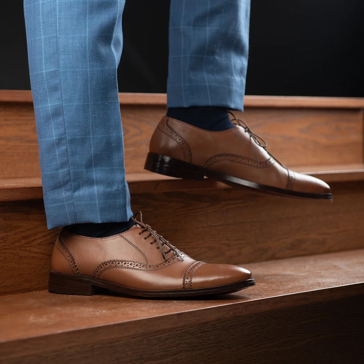 Orlaven Greyson Brogues Oxford Рудий Шкіряне взуття для Чоловіків footwear image 10