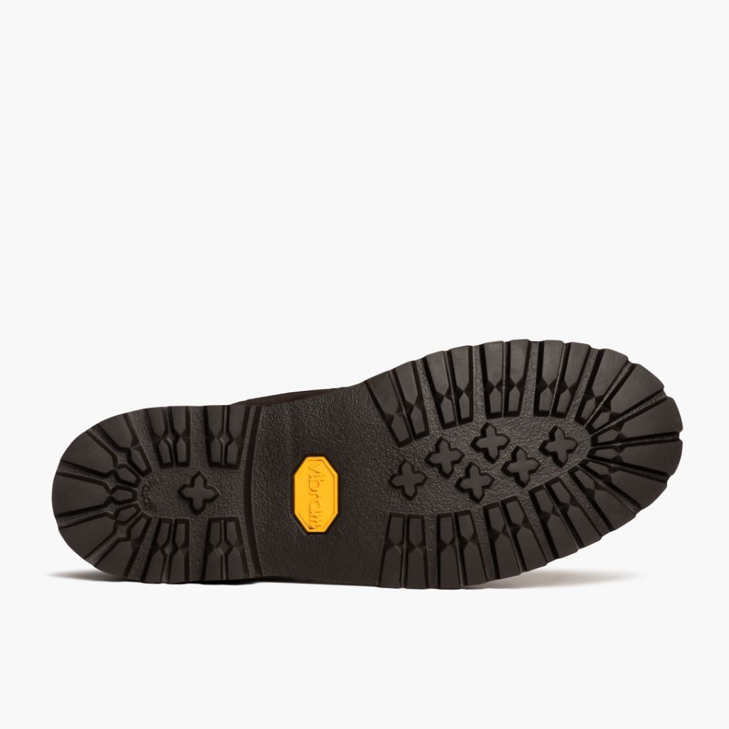 High-Traction Rubber Outsole & Lug Tread Pattern on Explorer Rocky Road Шкіряні черевики для Чоловіків
