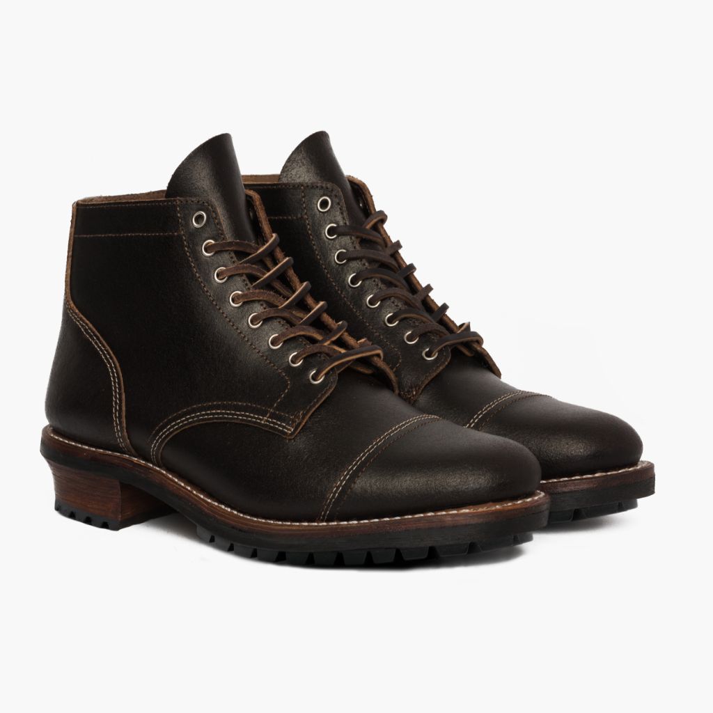 Vanguard Waxed Cacao Шкіряні черевики для Чоловіків For Men in Classic Full-Grain Leather - Вигляд збоку | Купити в офіційному онлайн-магазині