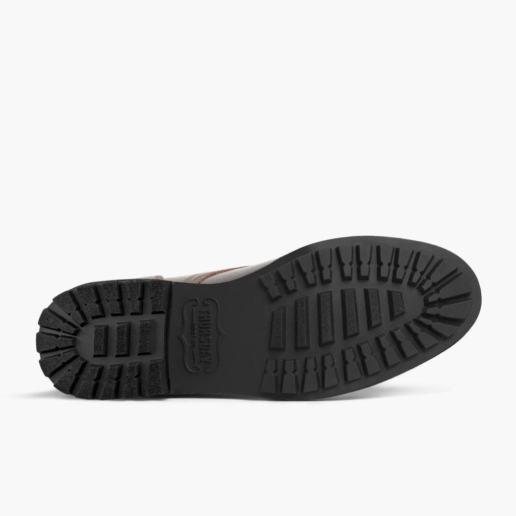 High-Traction Rubber Outsole & Lug Tread Pattern on Vanguard Waxed Cacao Шкіряні черевики для Чоловіків For Men
