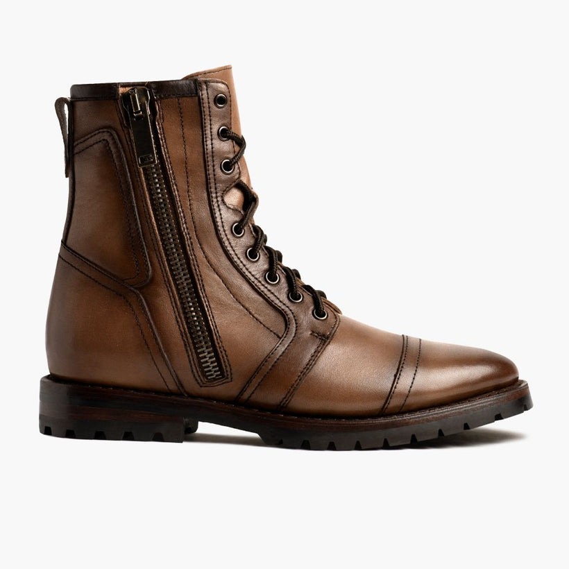Casa Moto Amber Wheat Leather Boots чоловіча