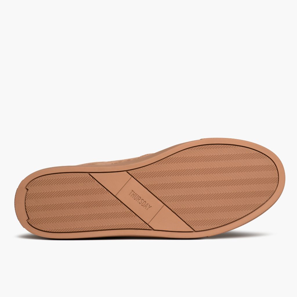 High-Traction Rubber Outsole & Lug Tread Pattern on Court Clay Шкіряні кеди для Чоловіків