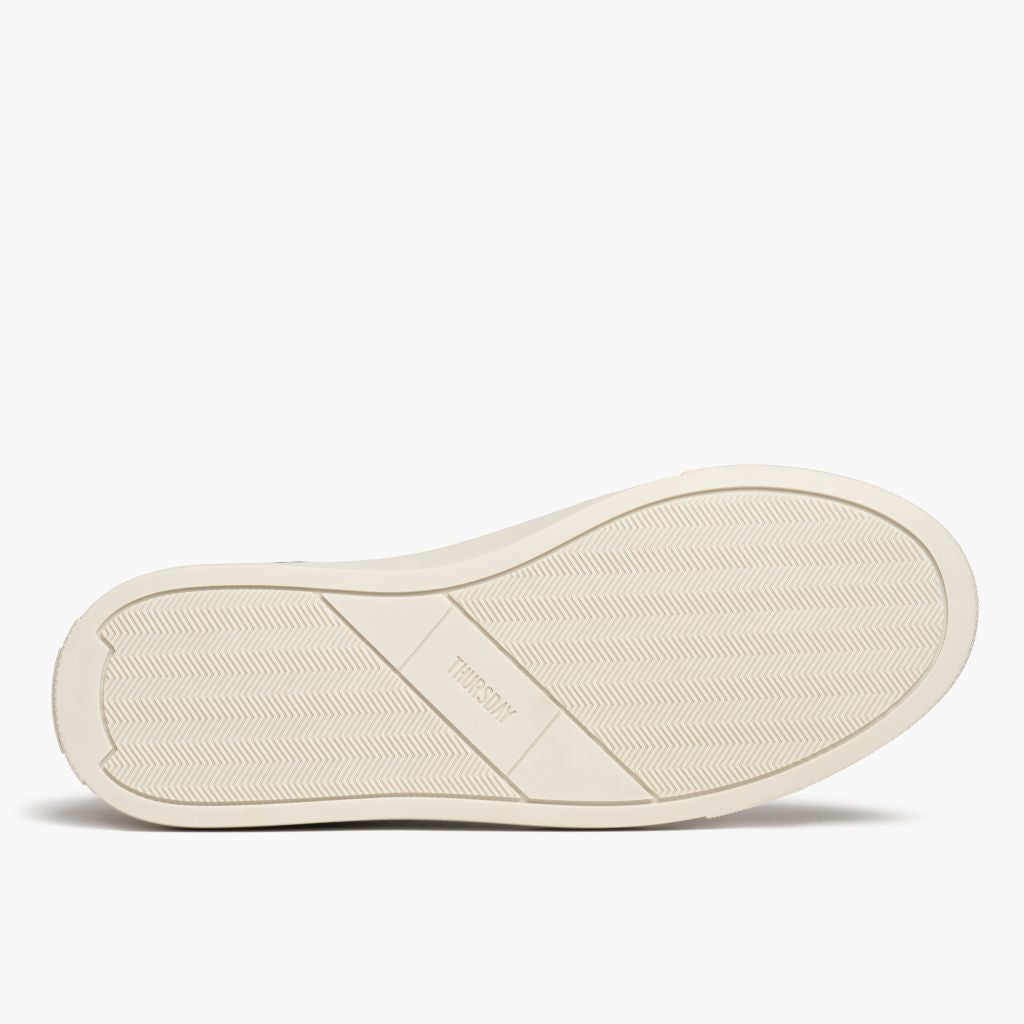 High-Traction Rubber Outsole & Lug Tread Pattern on Court Toffee x Off-White Шкіряні кеди для Чоловіків