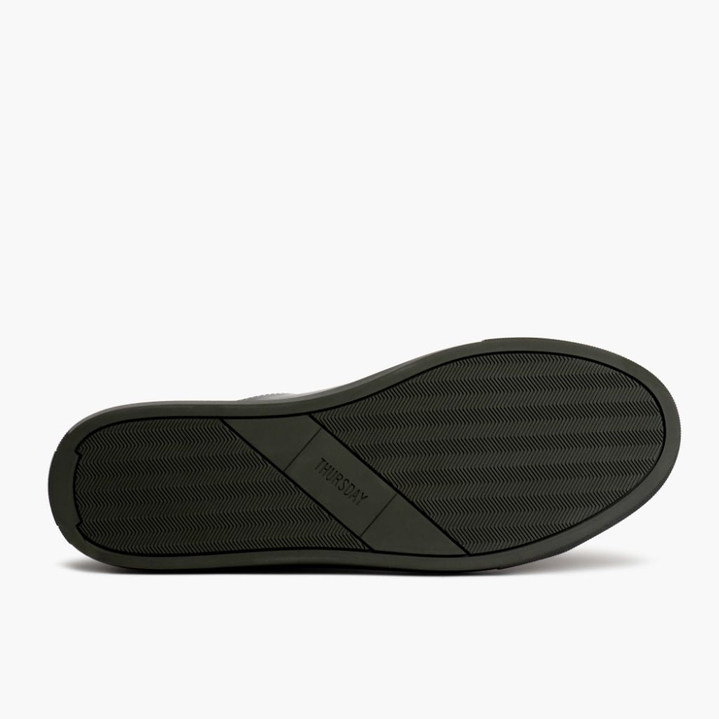 High-Traction Rubber Outsole & Lug Tread Pattern on Encore Forest Шкіряні кеди для Чоловіків