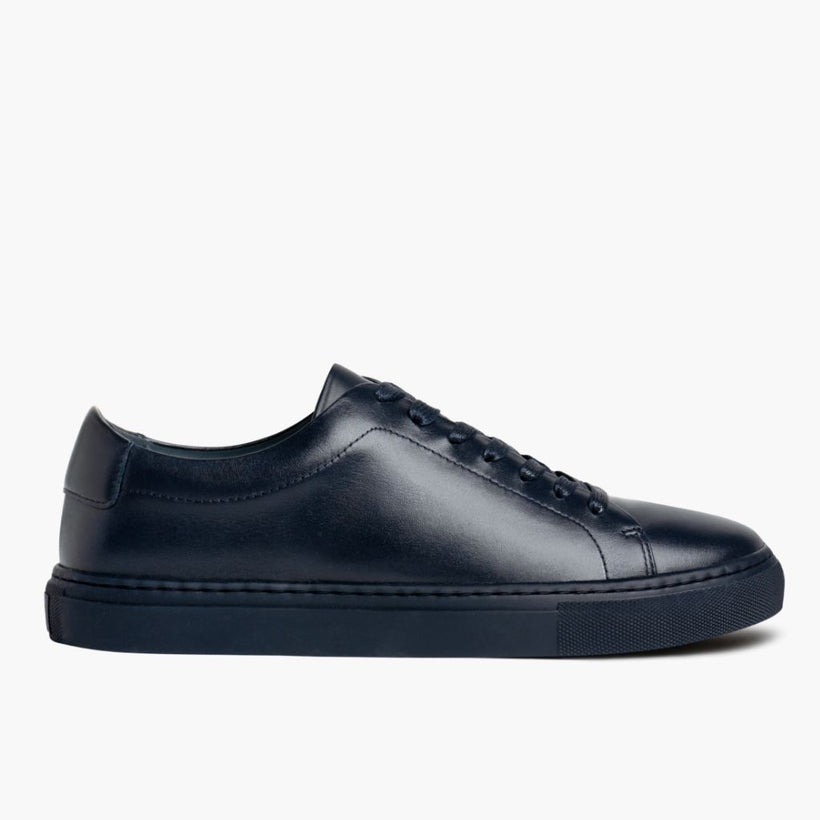 Encore Navy Leather Sneakers жіноча