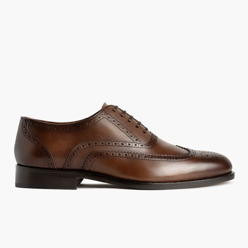 Aviator Cinnamon Leather Shoes чоловіча
