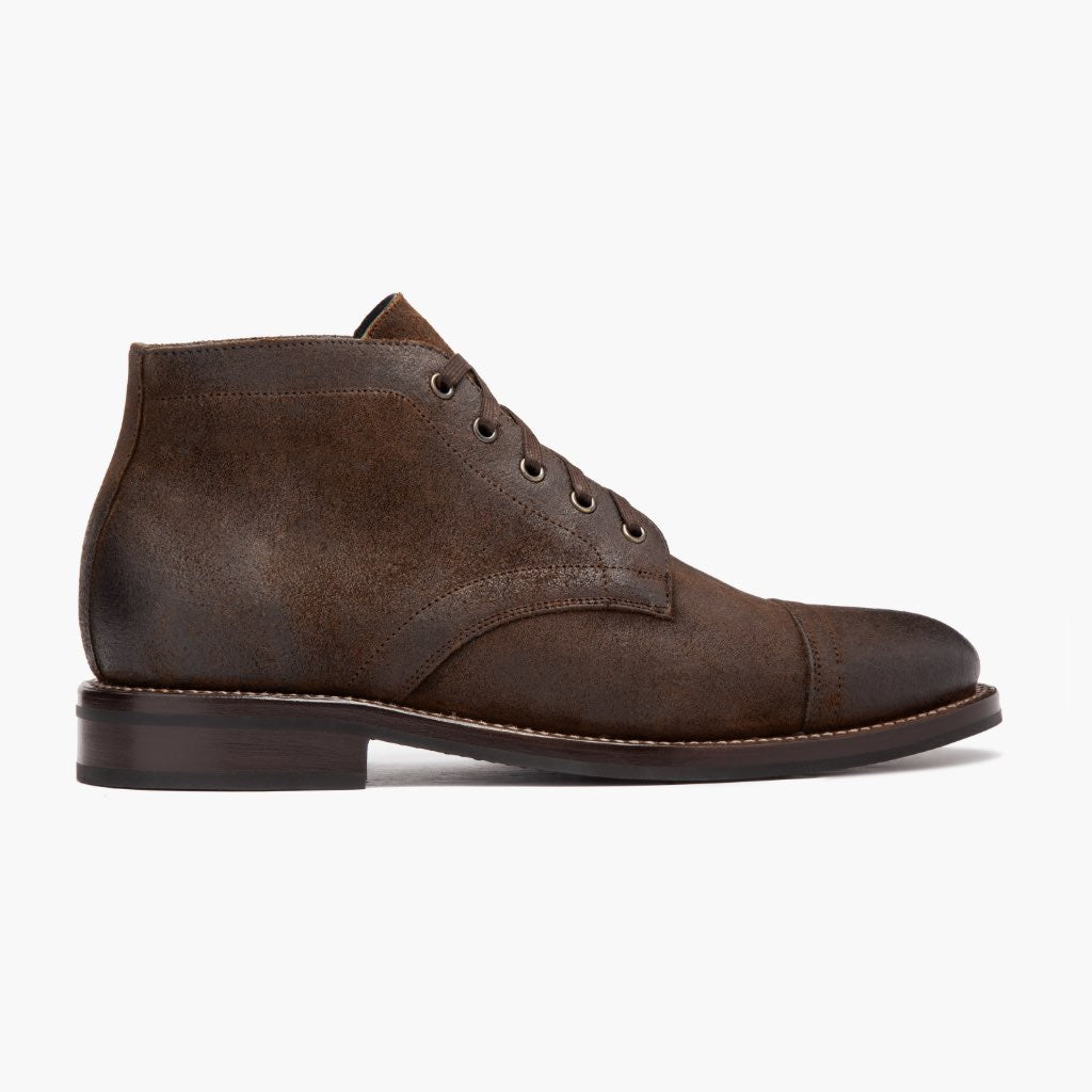 Mocha Full-Grain leather Boots - Рантова конструкція Goodyear Welt та носок взуття