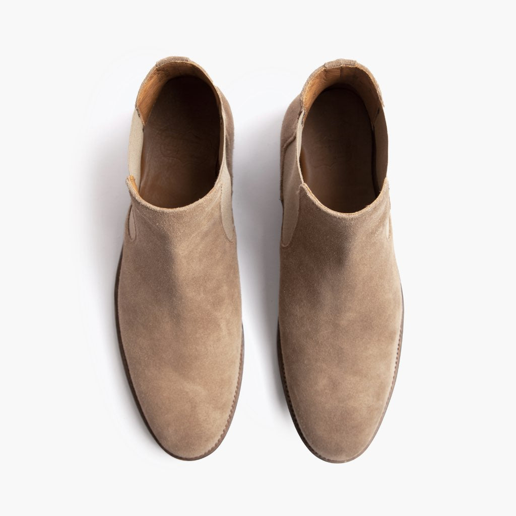 High-Traction Rubber Outsole & Lug Tread Pattern on Cavalier Sandstone Шкіряні черевики для Чоловіків