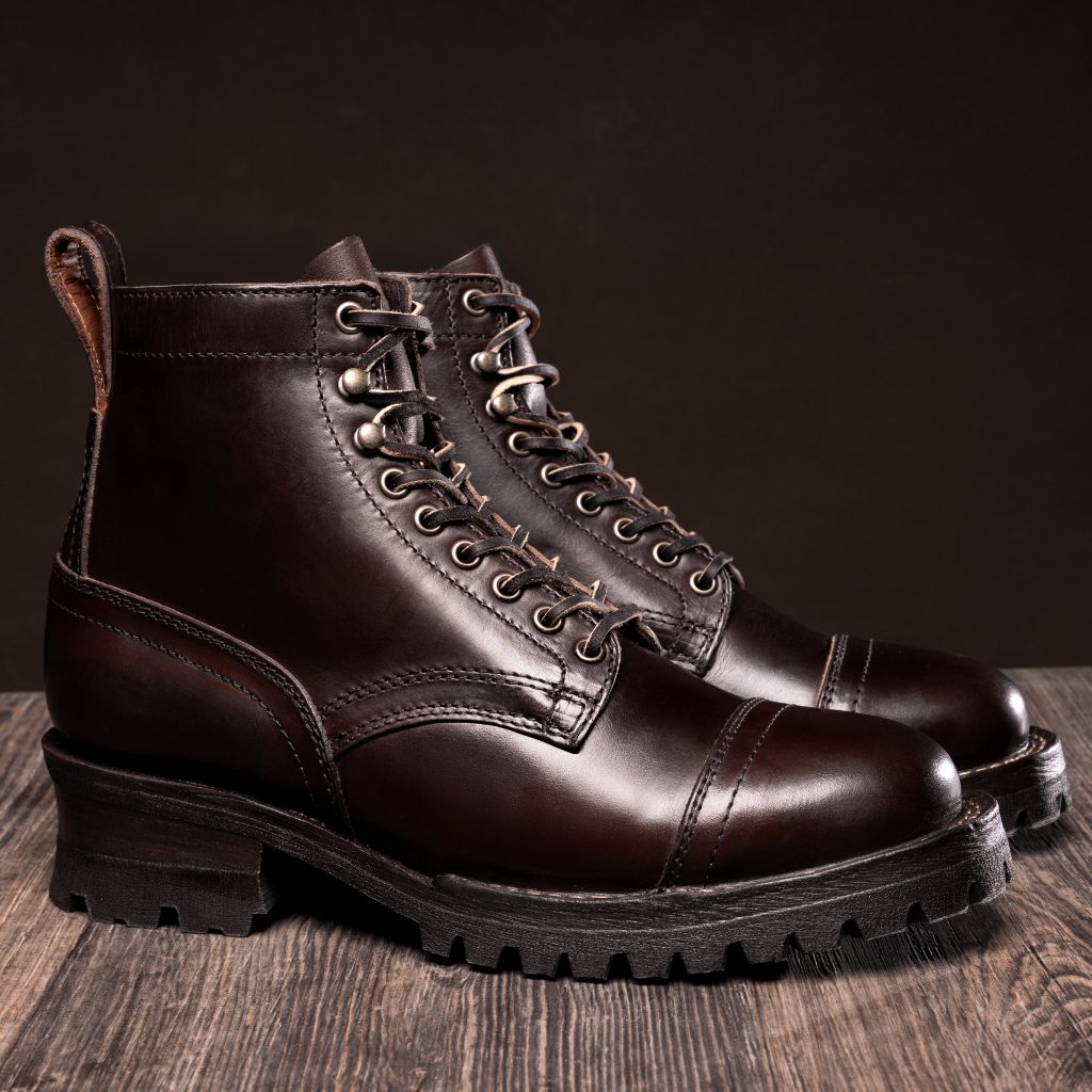Challenger Коричневий CXL Шкіряні черевики для Чоловіків in Brown Full-Grain Leather - Вигляд збоку | Купити в офіційному онлайн-магазині