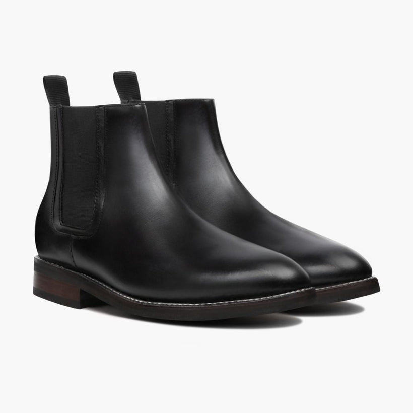 Duke Чорна Leather Boots чоловіча