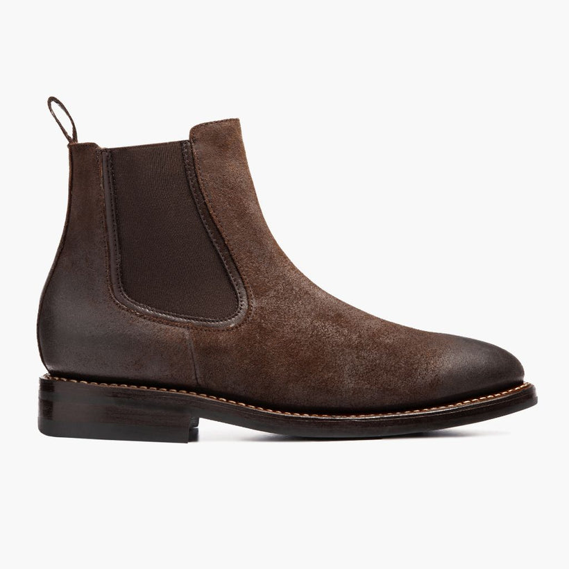 Duke Chocolate Suede Leather Boots чоловіча