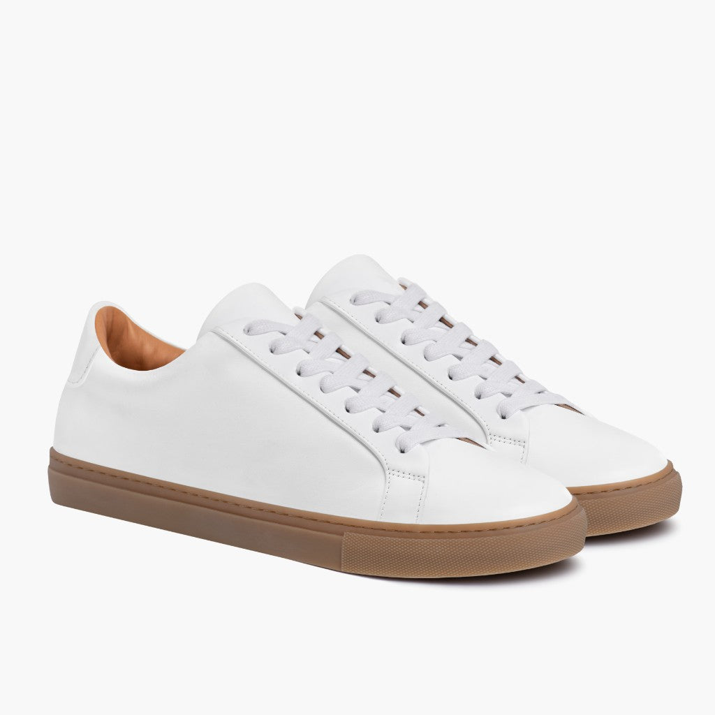 Legacy White Шкіряні кеди для Чоловіків in White Full-Grain Leather - Вигляд збоку | Купити в офіційному онлайн-магазині