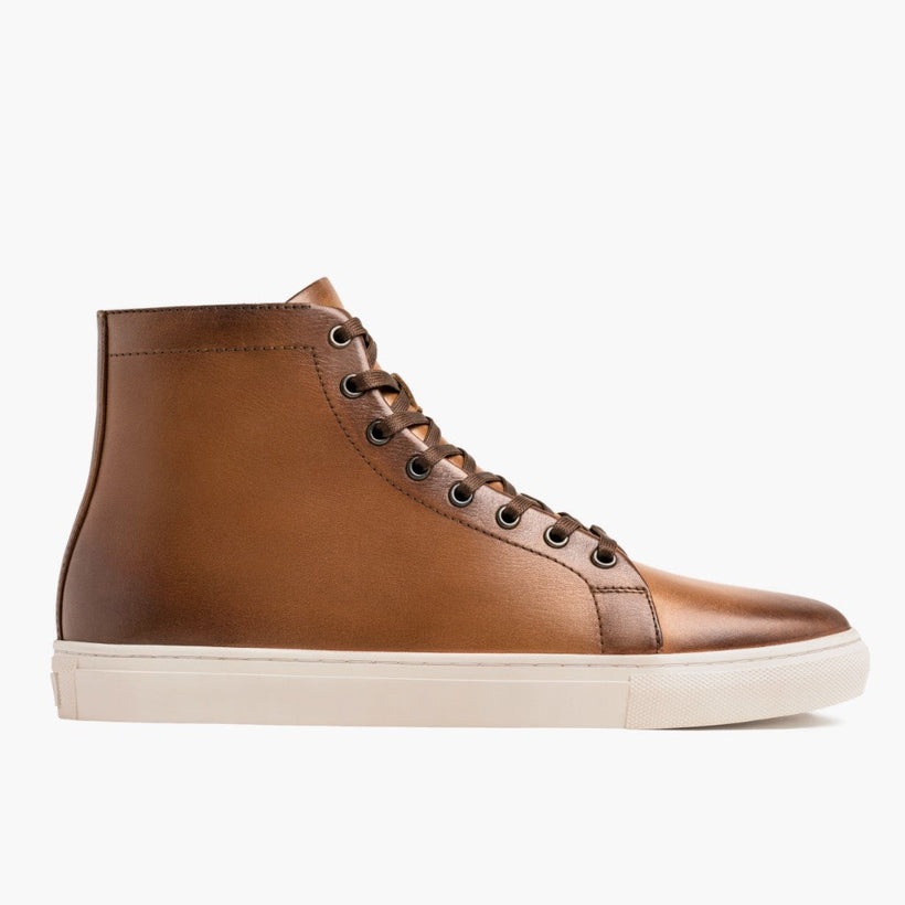 Premier High Top Toffee Leather Sneakers чоловіча