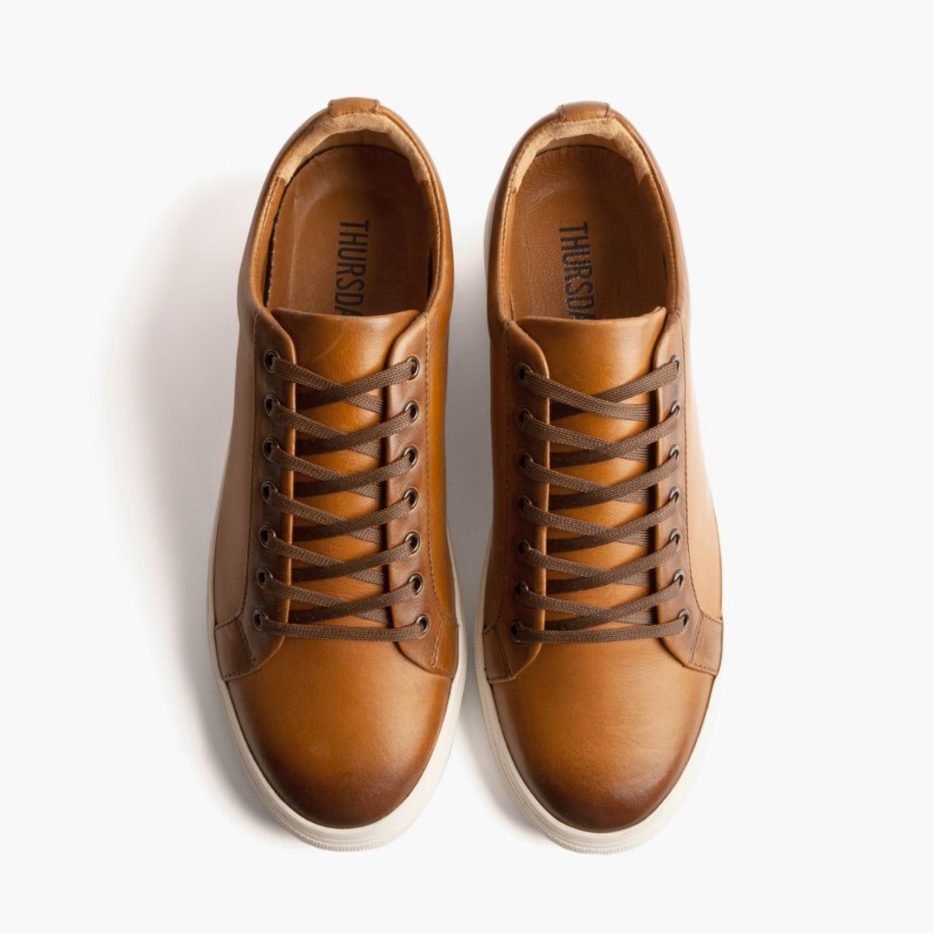 Premier Low Top Toffee Шкіряні кеди для Чоловіків For Men - Посилений задник та точна подвійна строчка
