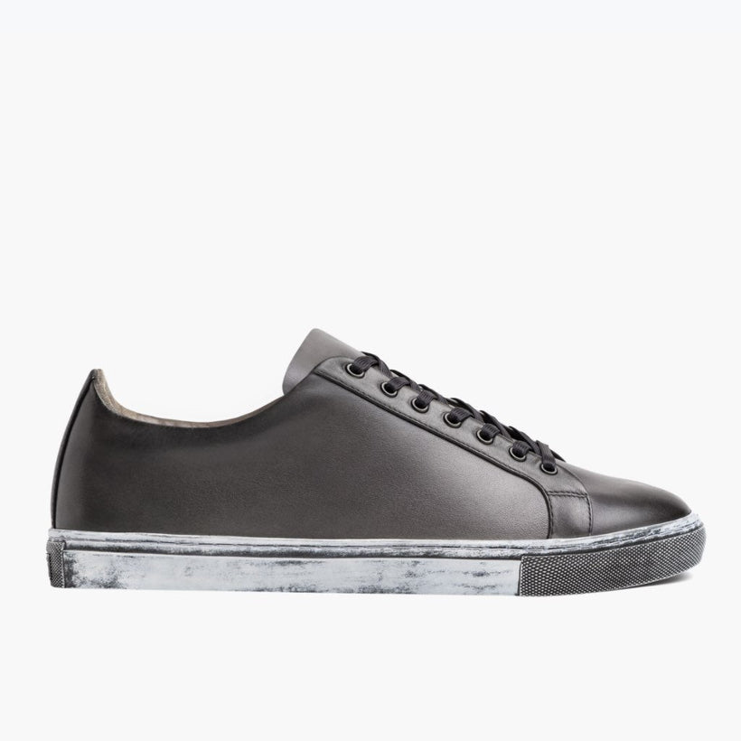 Premier Low Top Distressed Grey Leather Sneakers чоловіча