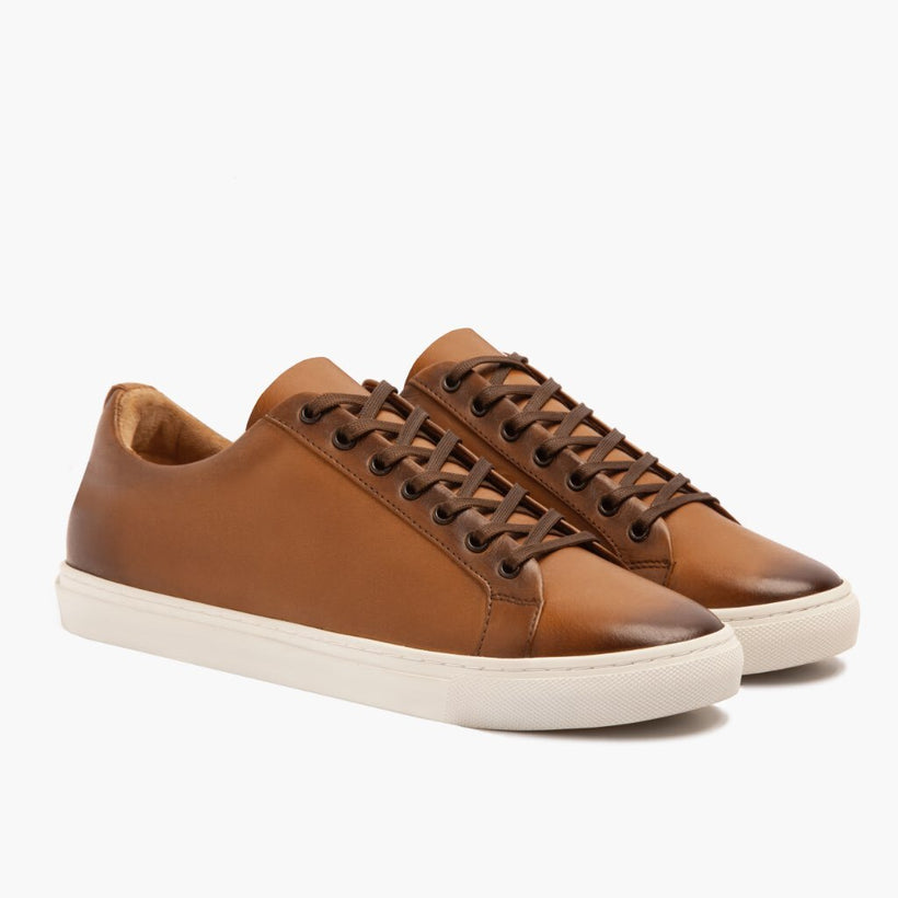 Premier Low Top Toffee Leather Sneakers чоловіча