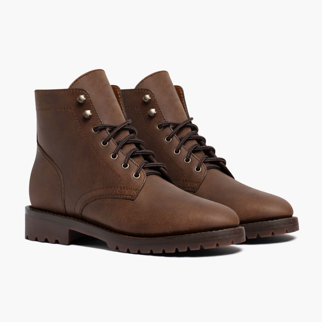 President StormKing® Desert Коричневий Шкіряні черевики для Чоловіків For Men in Brown Full-Grain Leather - Вигляд збоку | Купити в офіційному онлайн-магазині