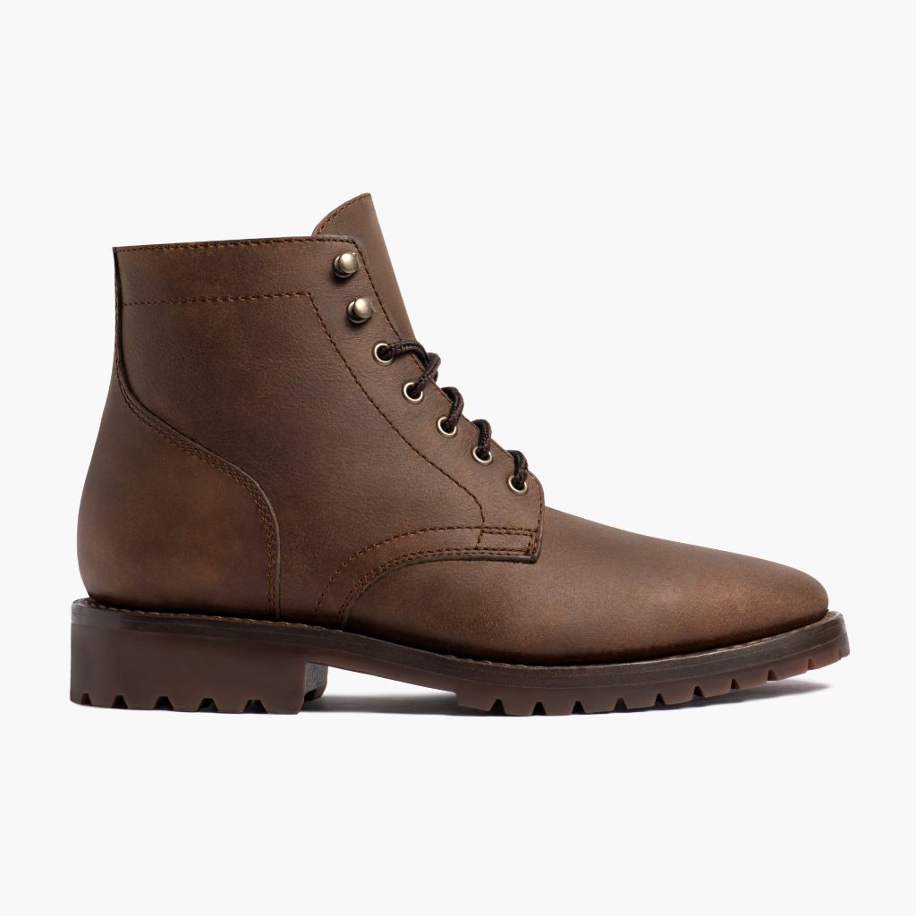 Brown Full-Grain leather Boots - Рантова конструкція Goodyear Welt та носок взуття