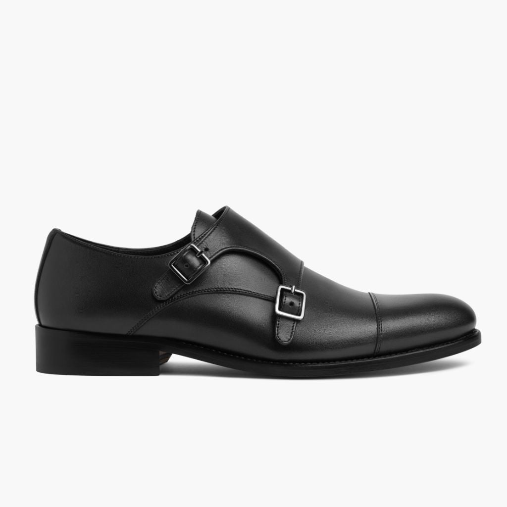 Black Full-Grain leather Loafers - Рантова конструкція Goodyear Welt та носок взуття