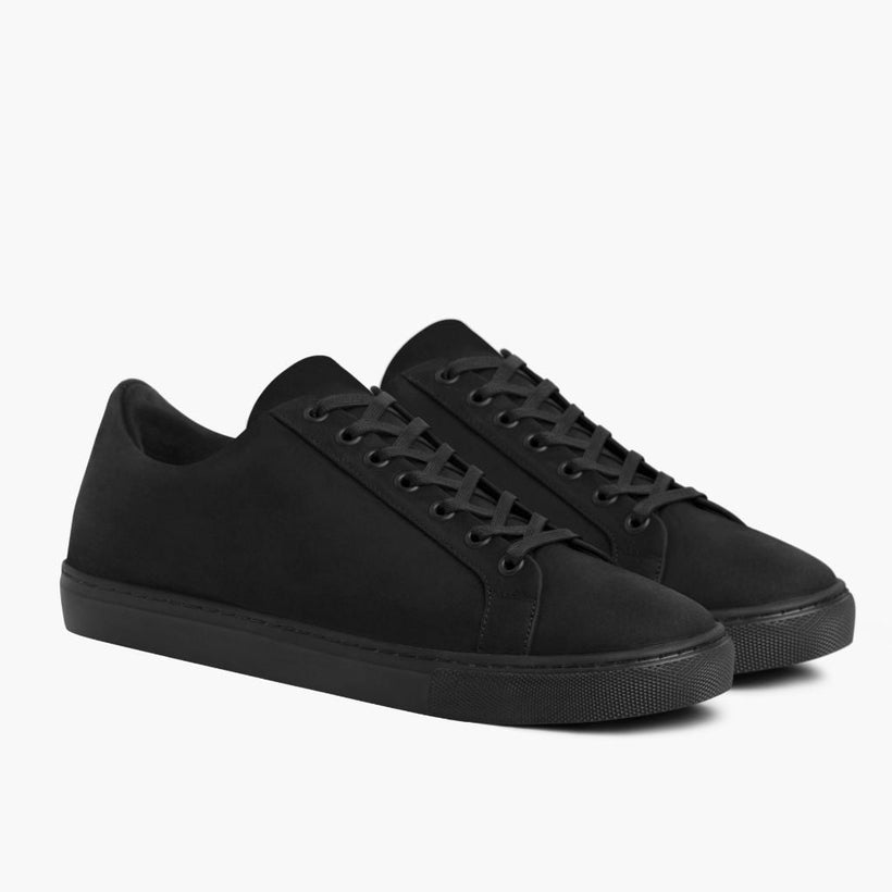 Premier Low Top Чорна Matte Leather Sneakers чоловіча