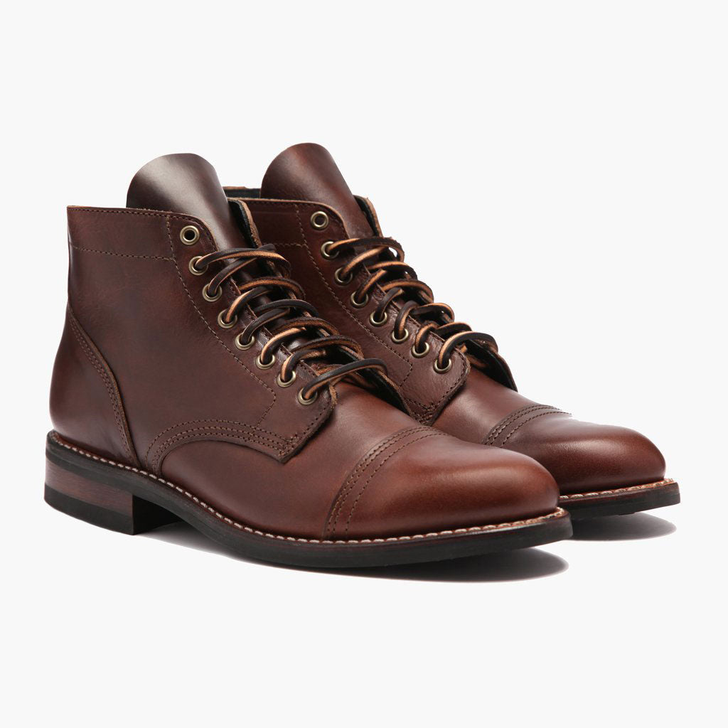 Vanguard French Roast Шкіряні черевики для Чоловіків For Men in Classic Full-Grain Leather - Вигляд збоку | Купити в офіційному онлайн-магазині