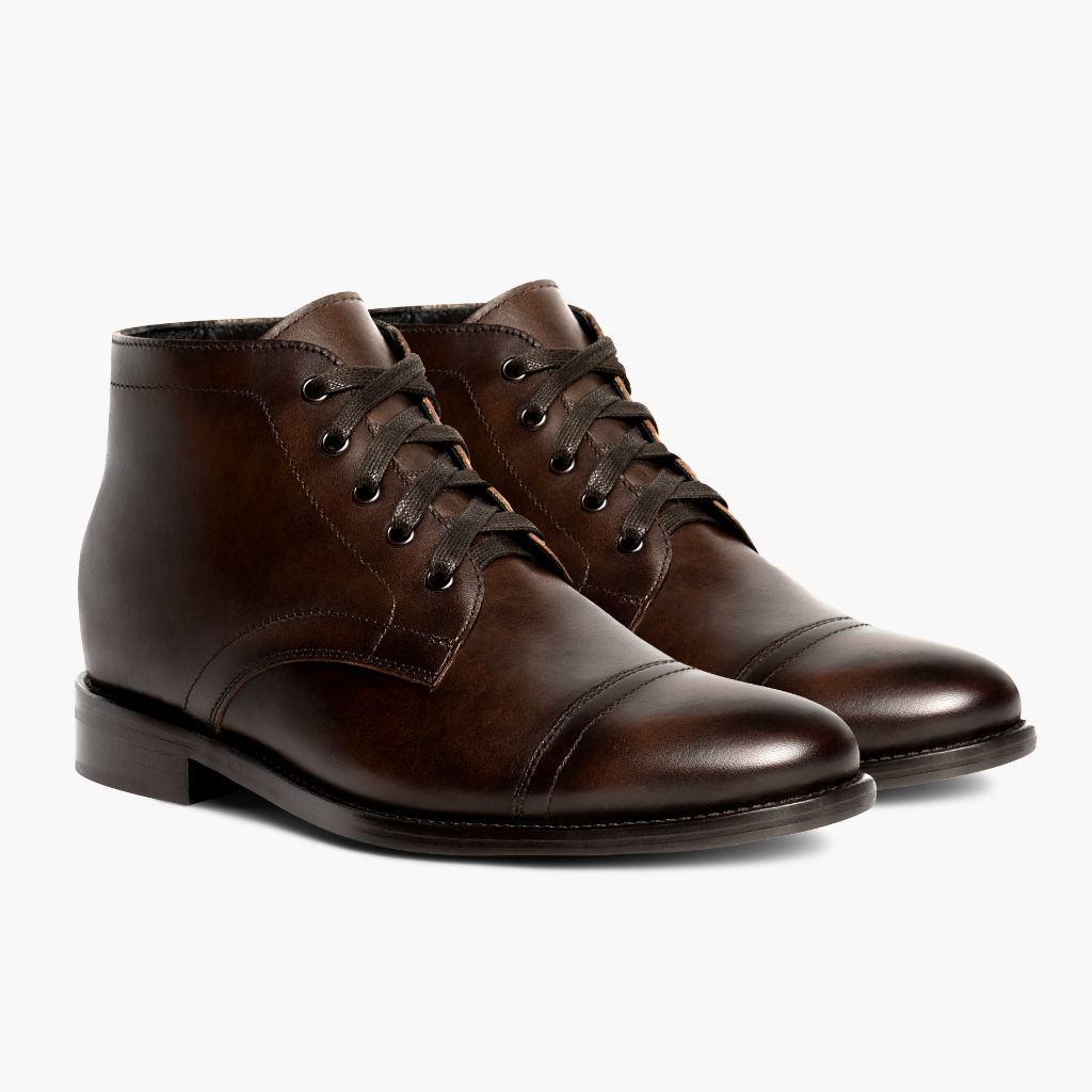 Cadet Rich Mahogany Шкіряні черевики для Чоловіків in Classic Full-Grain Leather - Вигляд збоку | Купити в офіційному онлайн-магазині