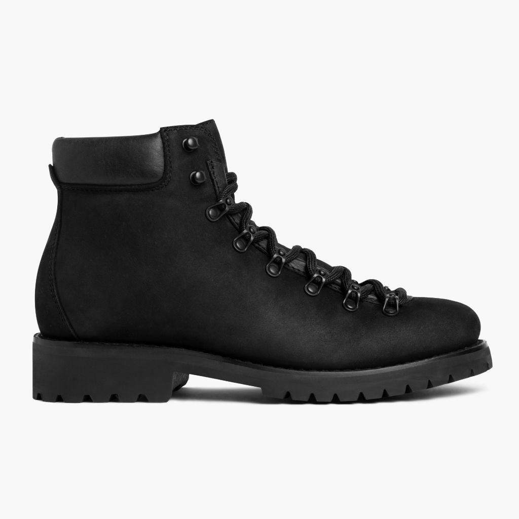 Black Full-Grain leather Boots - Рантова конструкція Goodyear Welt та носок взуття