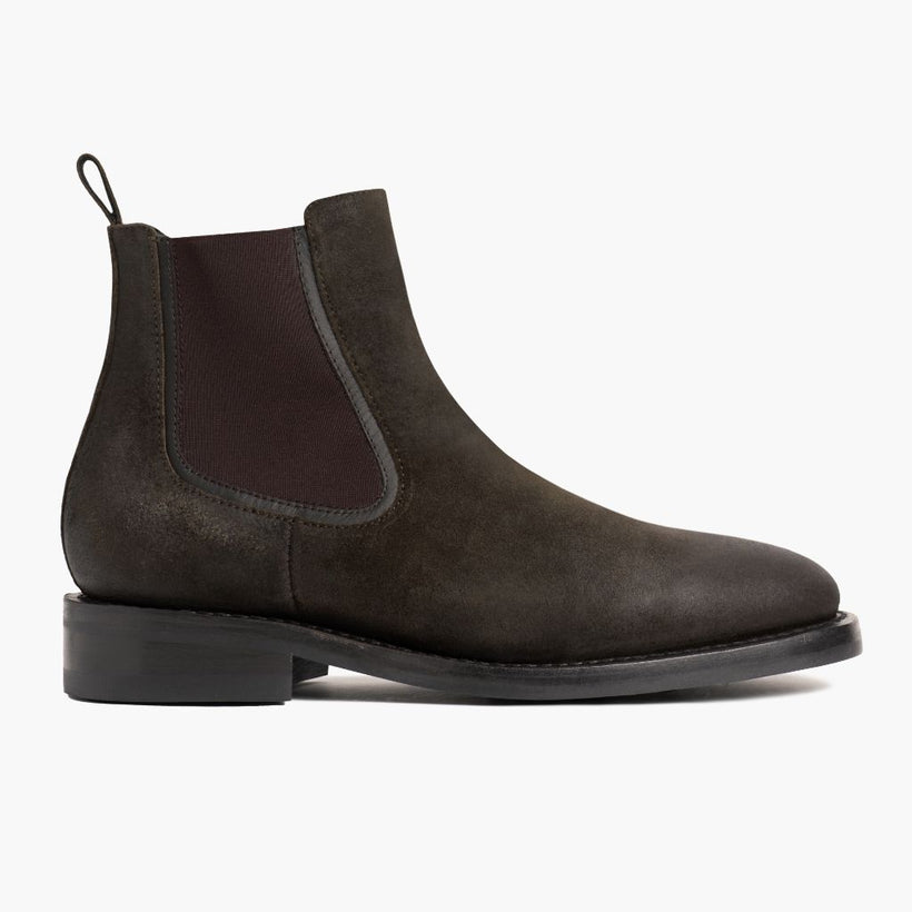 Duke Dark Olive Suede Leather Boots чоловіча