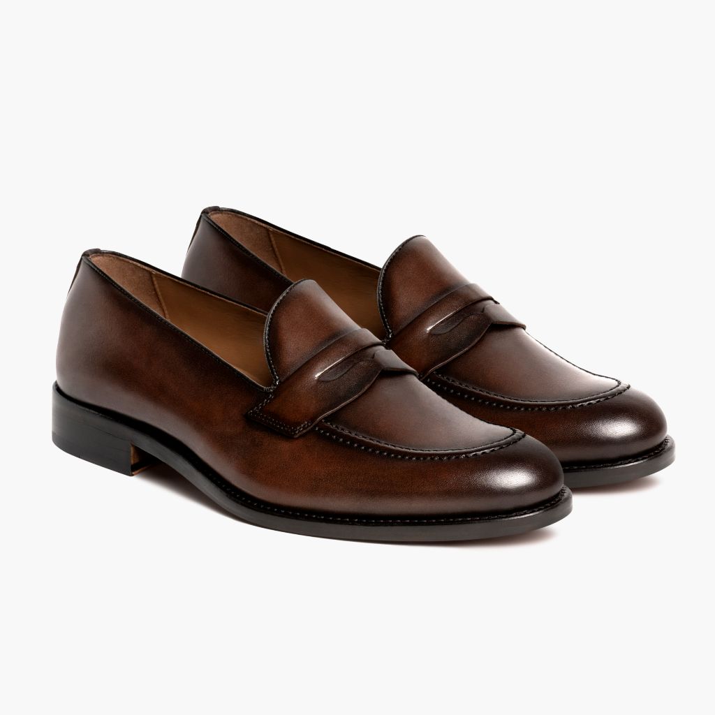 Lincoln Rich Mahogany Шкіряні кеди для Чоловіків in Classic Full-Grain Leather - Вигляд збоку | Купити в офіційному онлайн-магазині