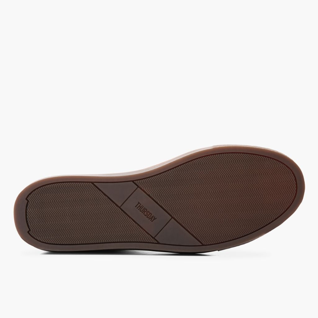 High-Traction Rubber Outsole & Lug Tread Pattern on Premier Low Top Natural Шкіряні кеди для Чоловіків For Men