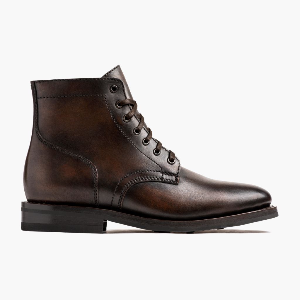 Black Full-Grain leather Boots - Рантова конструкція Goodyear Welt та носок взуття
