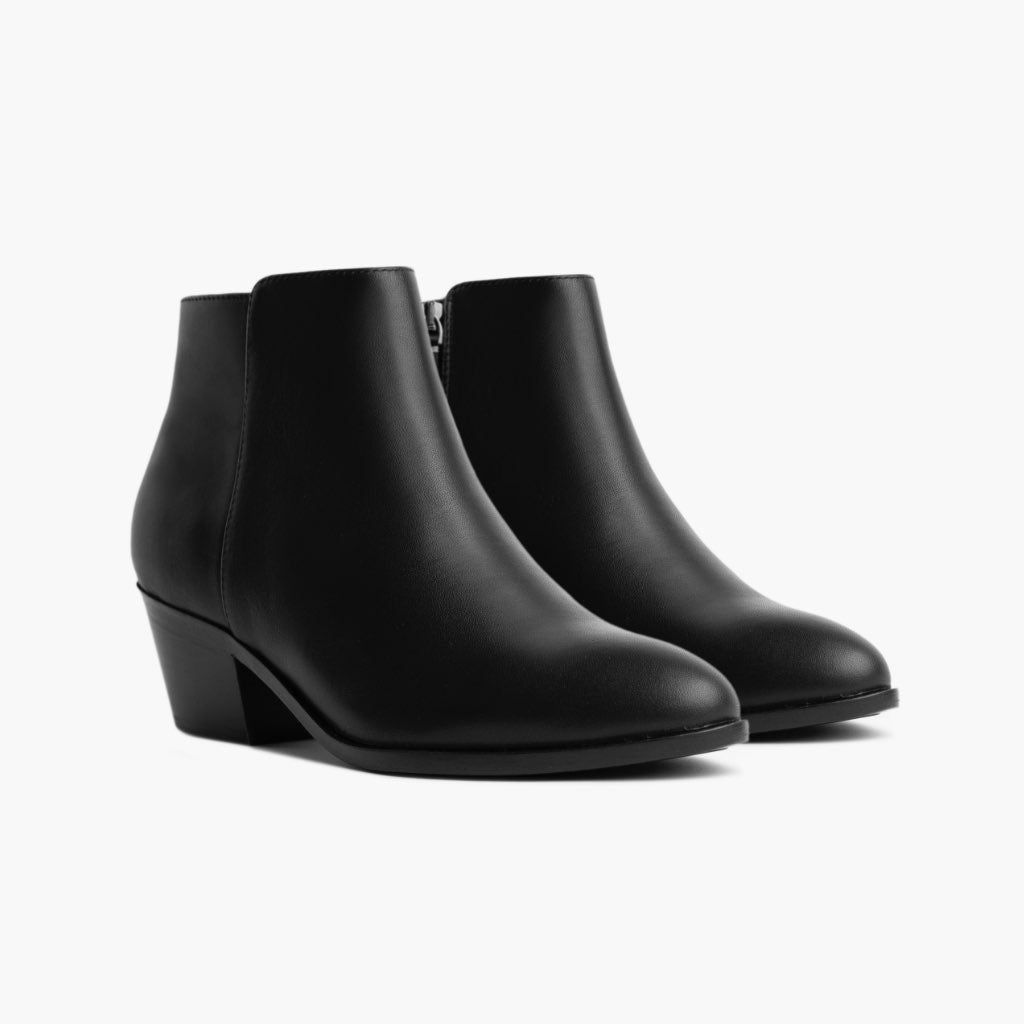 Black Full-Grain leather Boots - Рантова конструкція Goodyear Welt та носок взуття