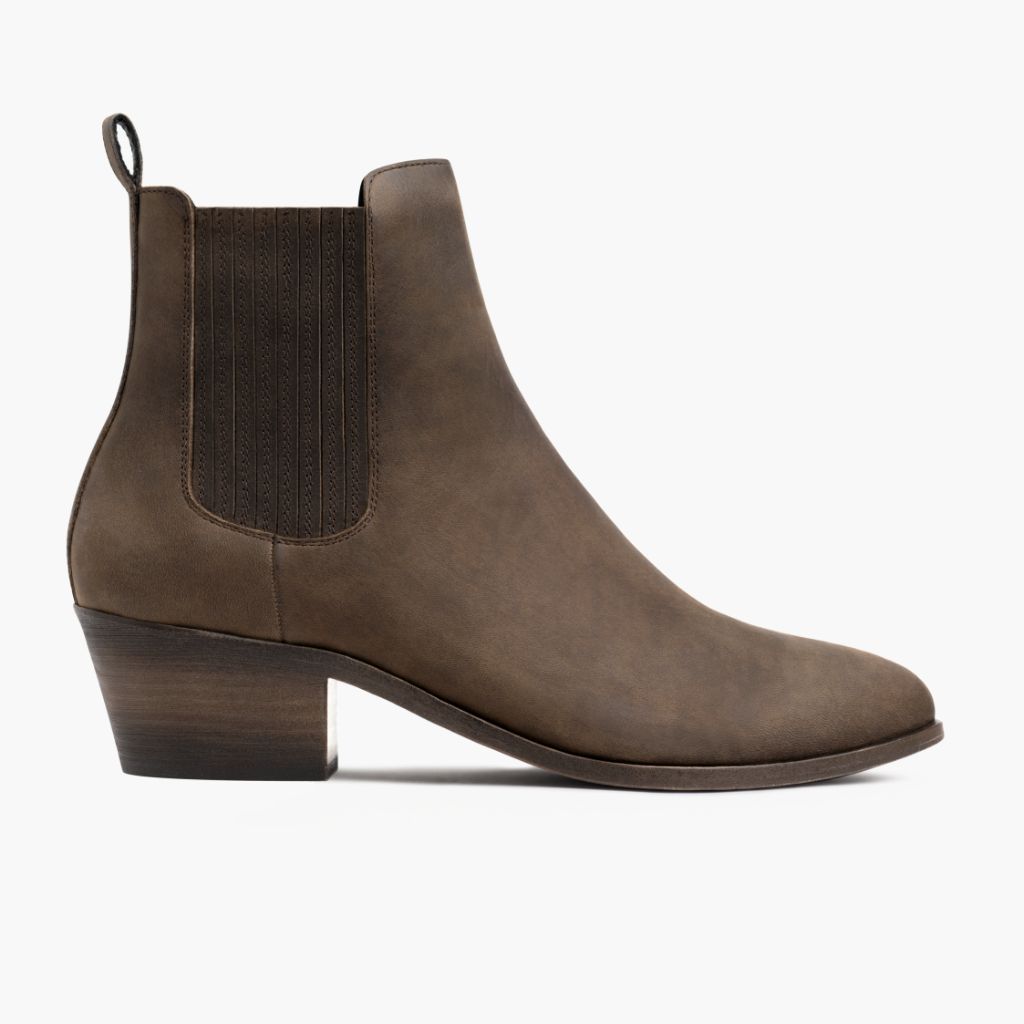 Dreamer Bootie Tobacco Шкіряні черевики для Жінок in Classic Full-Grain Leather - Вигляд збоку | Купити в офіційному онлайн-магазині
