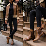 Cushioned Leather Insole & Ergonomic Arch Support Construction Detail