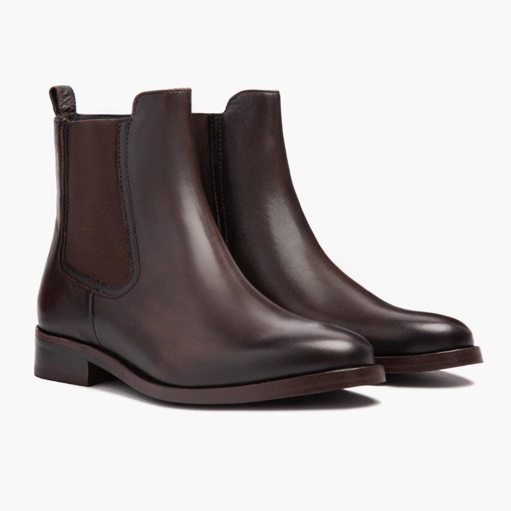 Black Full-Grain leather Boots - Рантова конструкція Goodyear Welt та носок взуття